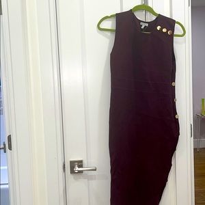 Burgundy beautiful dress 👗